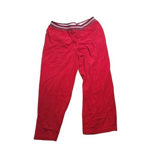Catalina‎ Petite Ladies XL16/18 Red Cotton Blend Pants Vintage
